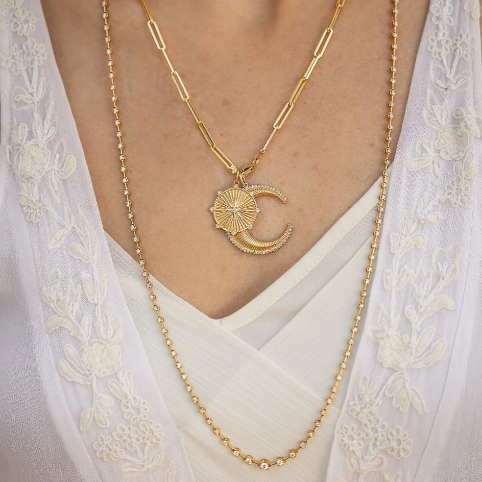 Paperclip Chain Necklace - 20-inch