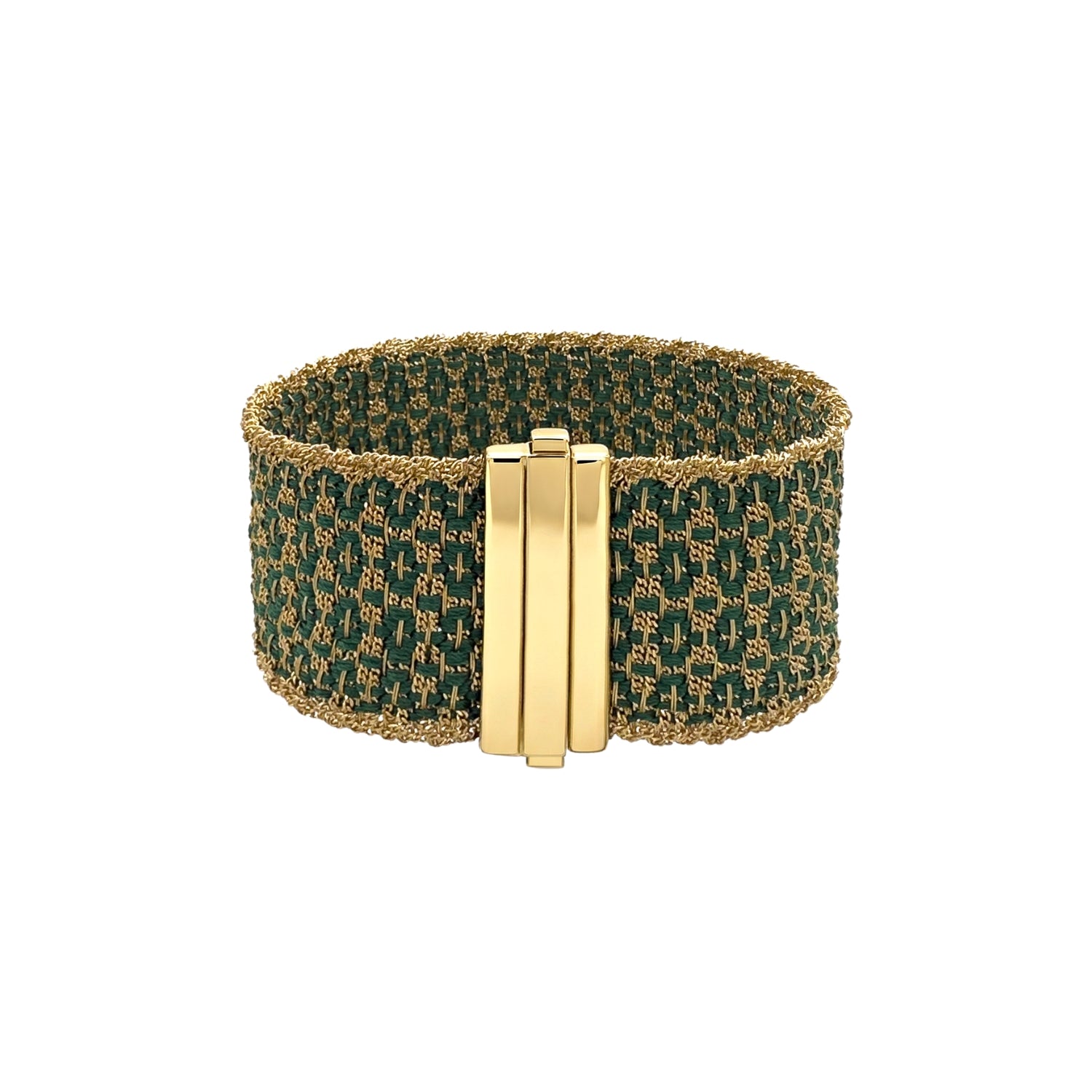 Silk Wire Bracelet in Yellow Gold-Dipped Silver