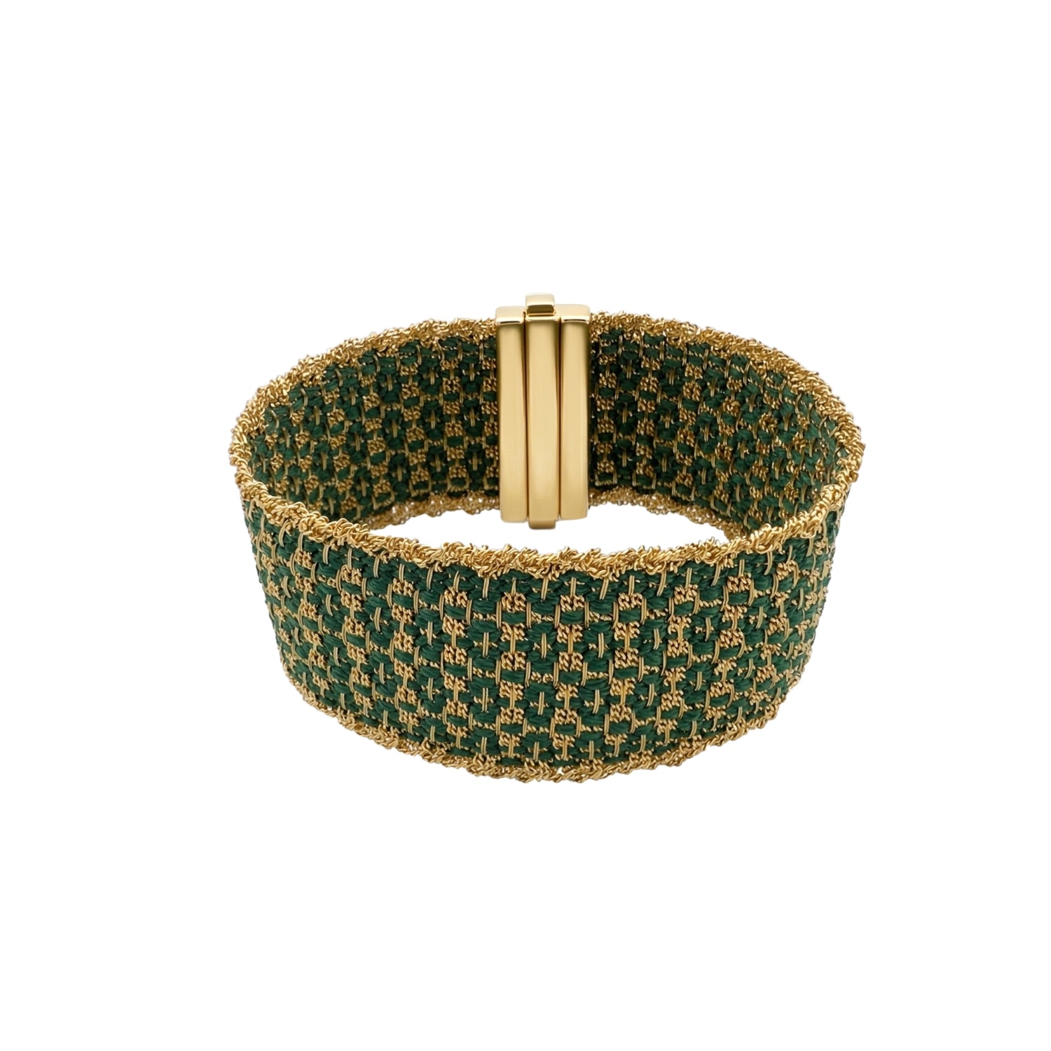 Silk Wire Bracelet in Yellow Gold-Dipped Silver