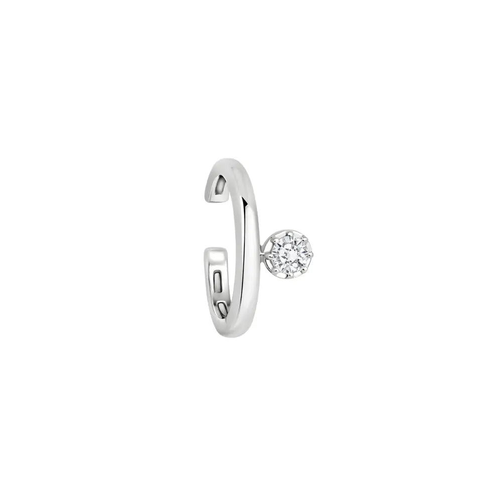 SINGLE DIA GOLD EARCLIP D0.15 1.5G 18K Princess Jewelry Shop