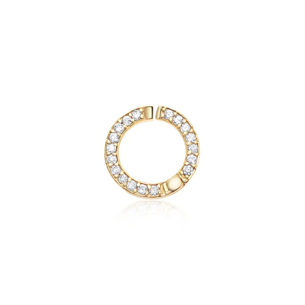 DIA CONNECTOR PEND D0.7 14KY Princess Jewelry Shop