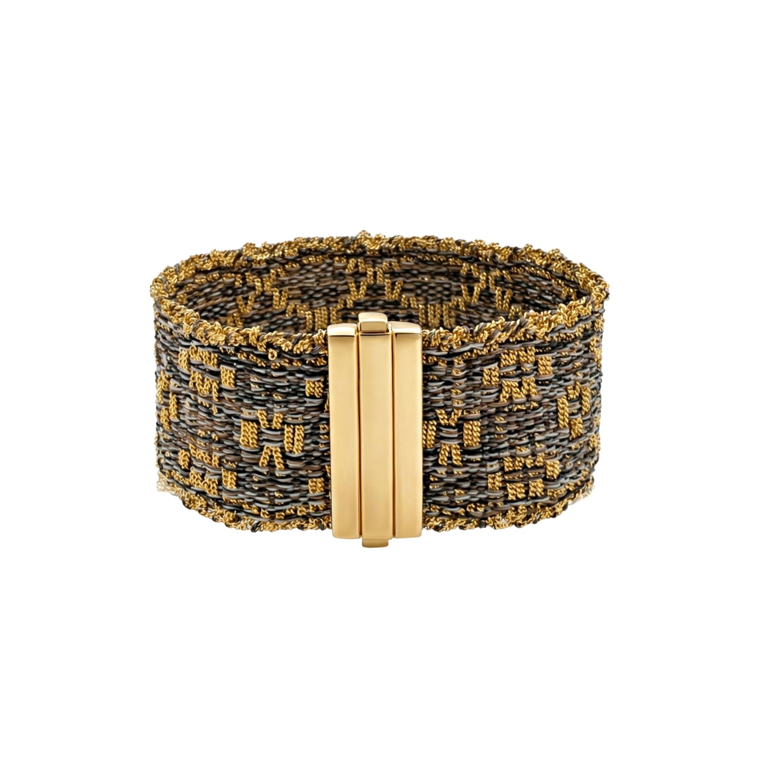 Silk Wire Bracelet in Yellow Gold-Dipped Silver